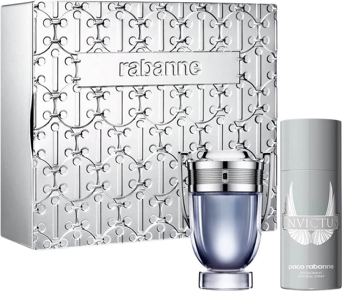 Paco Rabanne INVICTUS Eau De Toilette 2pc  geschenkset