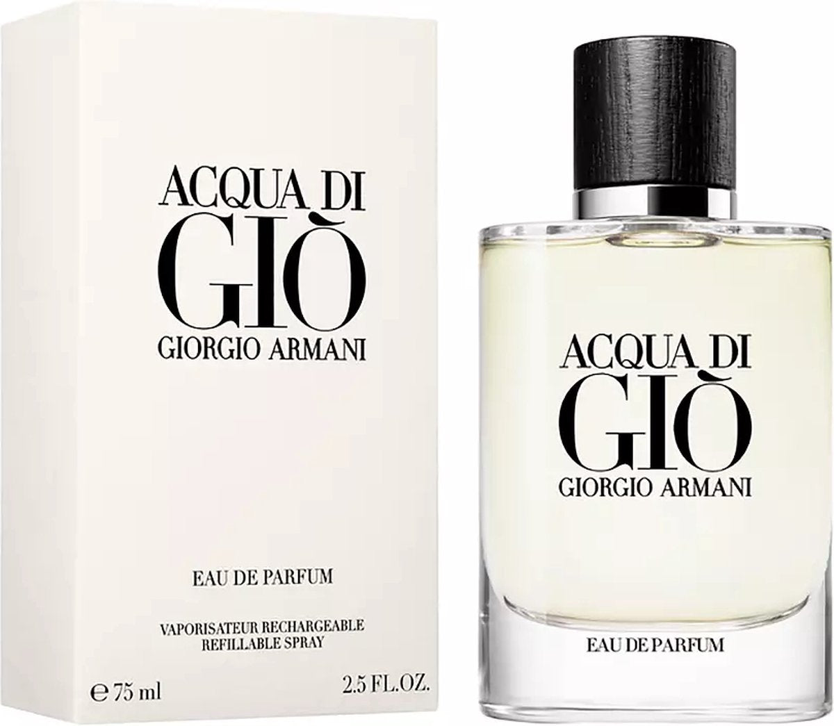 Giorgio Armani Acqua di Gio Eau de Parfum Spray Recarregável 75ml