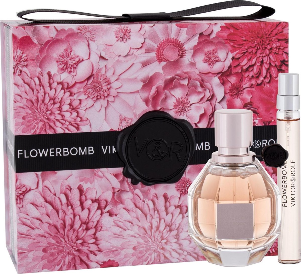 Conjunto Viktor &amp; Rolf Flowerbomb EDP 50ml e EDP 10ml