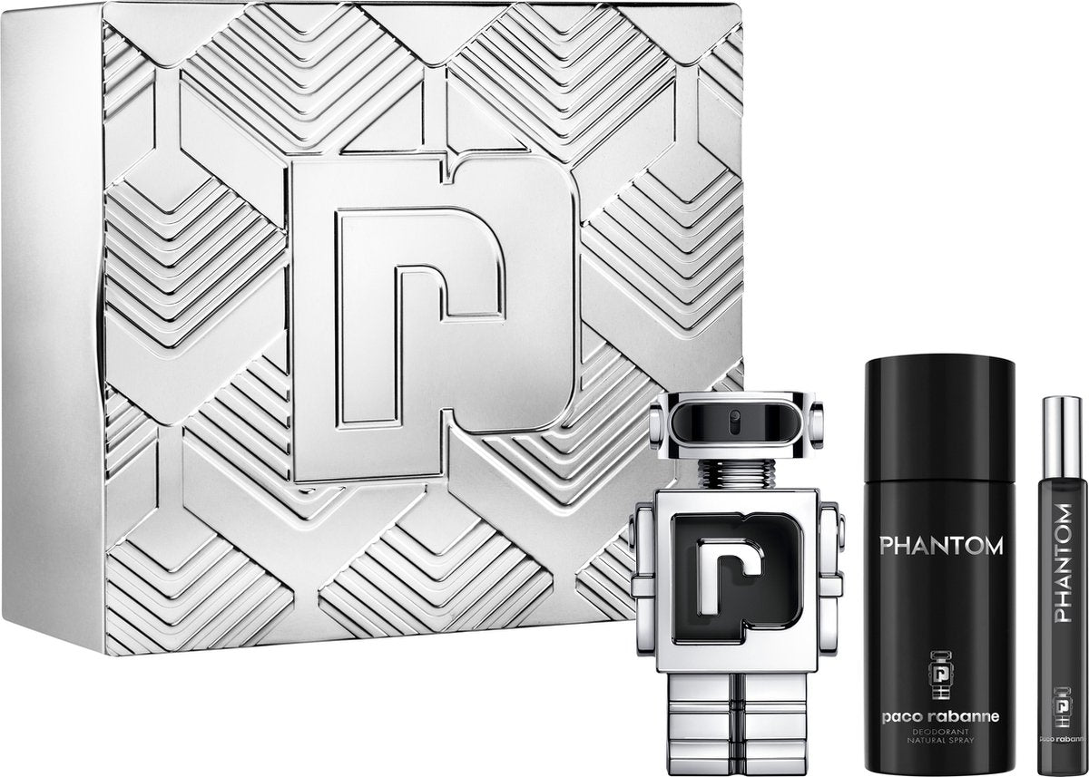 Paco Rabanne Phantom Edt 100ml + Deo 150ml + EDT Mini 10ml