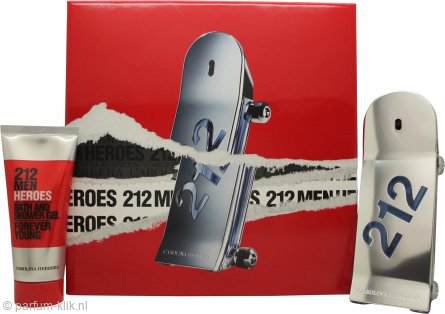 Carolina Herrera 212 Men Heroes 2pc Eau de Toilette Geschenk Set