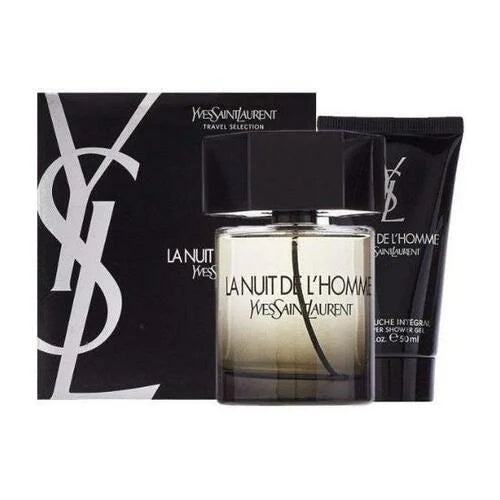 La Nuit De L'homme Yves Saint Laurent Eau de Toilette Spray 3.3 oz &amp; All Over Shower Gel 1.6