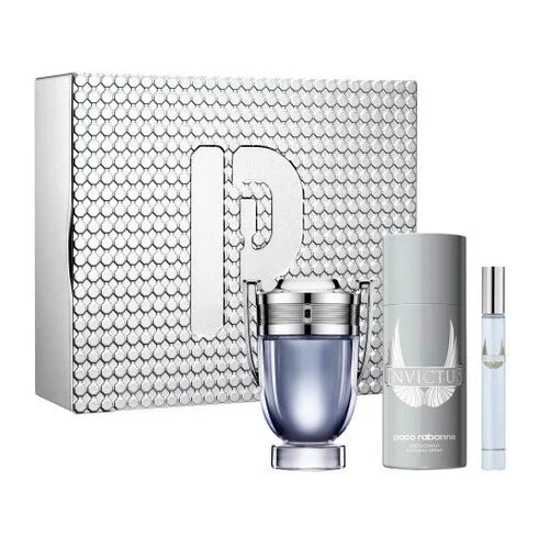 Paco Rabanne Invictus 3pc Geschenkset