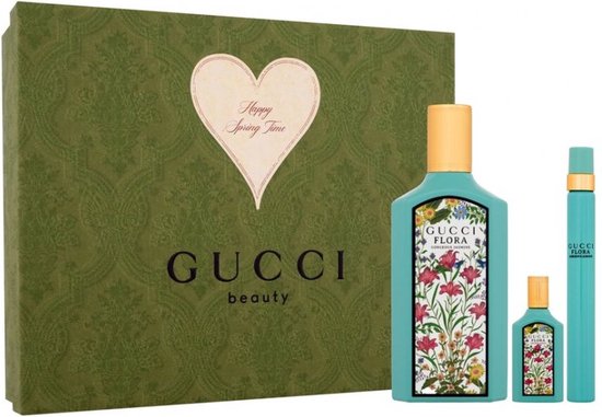 Gucci Flora Gorgeous Magnolia Eau de Parfum 3pc Geschenk Set