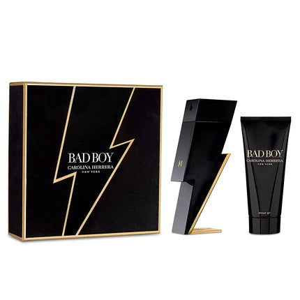 Carolina Herrera Bad Boy For Men Conjunto de presente 100ml Eau de Toilette Spray e 100ml Gel de banho