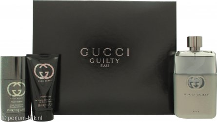 Gucci Guilty Pour Homme Eau de Toilette 3pc Geschenk Set