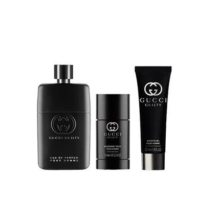 Gucci Guilty Pour Homme 3 Piece Eau de Parfum Geschenk Set