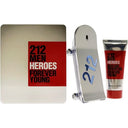 Carolina Herrera 212 Heroes 2-Delige Geschenkset: Eau De Toilette 90ml - Douchegel 100ml