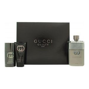 Gucci Guilty Pour Homme Eau de Toilette 3pc Geschenk Set