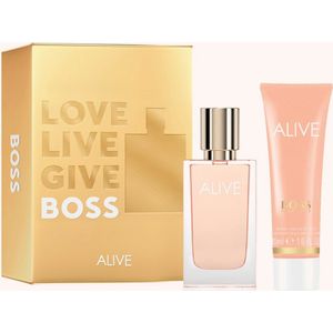 Hugo Boss Alive Geschenk Set Eau de Parfum 30ml met Body Lotion 50ml