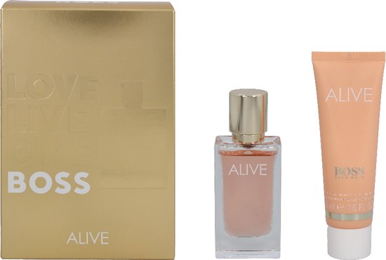 Hugo Boss Alive Geschenk Set Eau de Parfum 30ml met Body Lotion 50ml