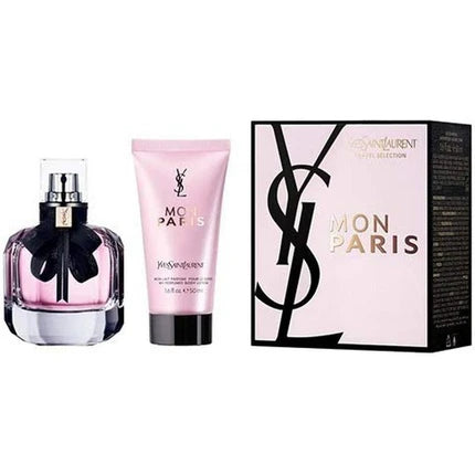 Yves Saint Laurent Mon Paris Eau De Parfume 50ml + Body Lotion 50ml Gift Set