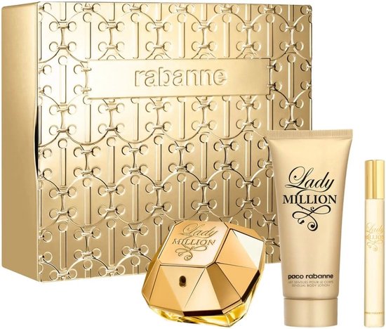 Paco Rabanne Lady Million 3pc Eau de Parfum Geschenkset