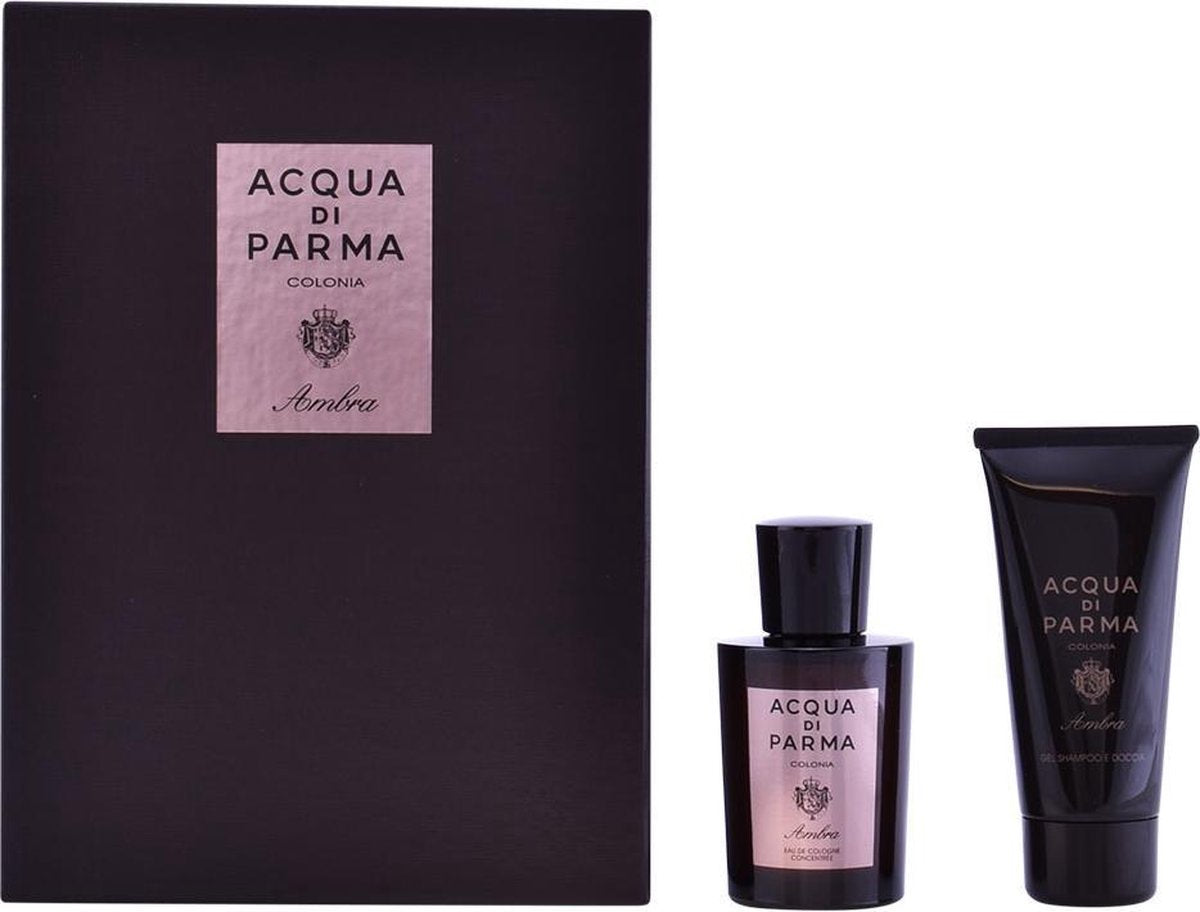 Acqua di Parma Colonia Ambra Gift Set 100ml Eau De Colonge + 75ml Shower Gel