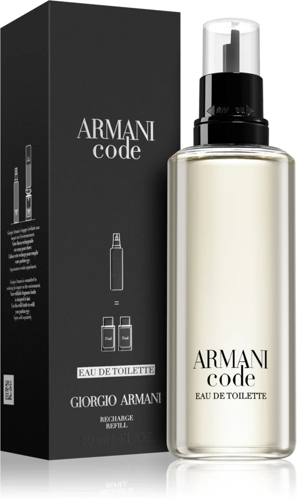 Giorgio Armani Code Eau De Toilette for Men 150ml Refill