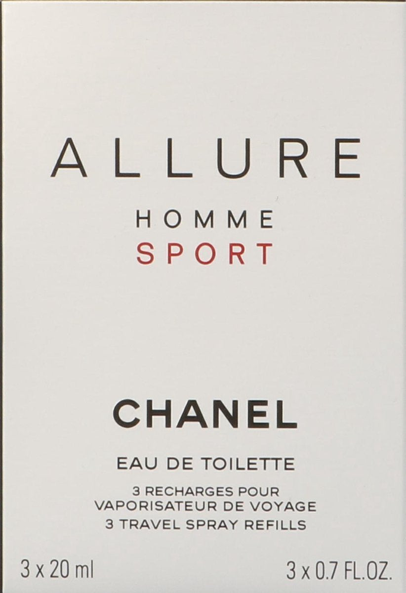 Chanel ALLURE HOMME SPORT HERLVULBAAR VP 3x20ml