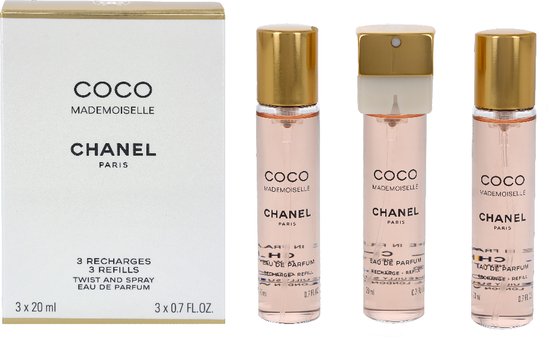 CHANEL COCO MADEMOISELLE Eau de Parfum 60ml (3x20ml)