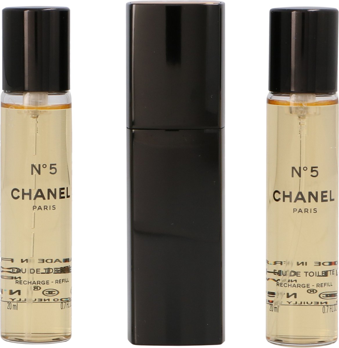 Chanel N°5 Eau de Toilette Purse Spray 3 x  20ml