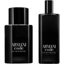 Giorgio Armani Code For Men Eau de Toilette Gift Set 2023 50ml EDT and 15ml Travel Spray