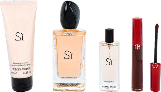 Giorgio Armani Si 4pc Geschenk Set Eau de Parfum