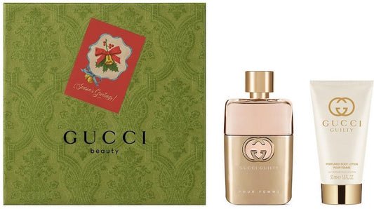 Gucci Guilty For Her Gift Set 50ml Eau De Parfum + 50ml Body Lotion