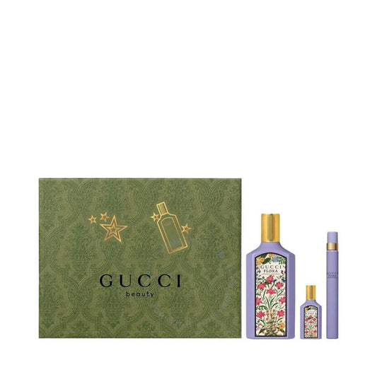 Gucci Flora Gorgeous Magnolia Eau de Parfum 3pc Geschenk Set