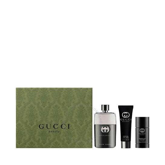 Gucci Guilty Pour Homme 3 Piece Eau de Parfum Geschenk Set