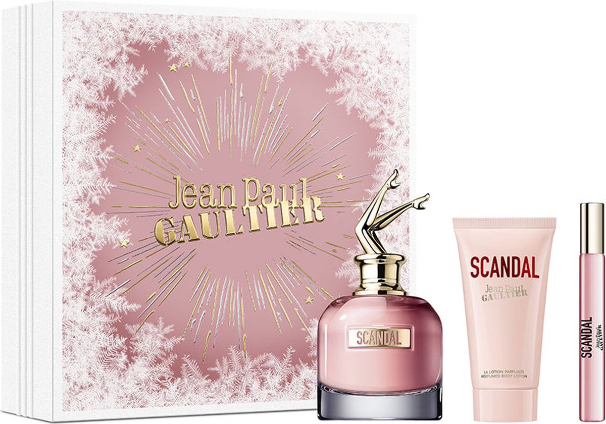 Jean Paul Gaultier SCANDAL WOMEN EDP VP 80+ Loção corporal 75ML+ Miniatura 10ML 