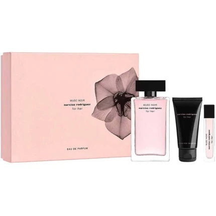 Narciso Rodriguez Musc Noir For Her Conjunto Presente + Eau De Parfum 100ml + Loção Corporal 50ml + Eau De Parfum 10ml