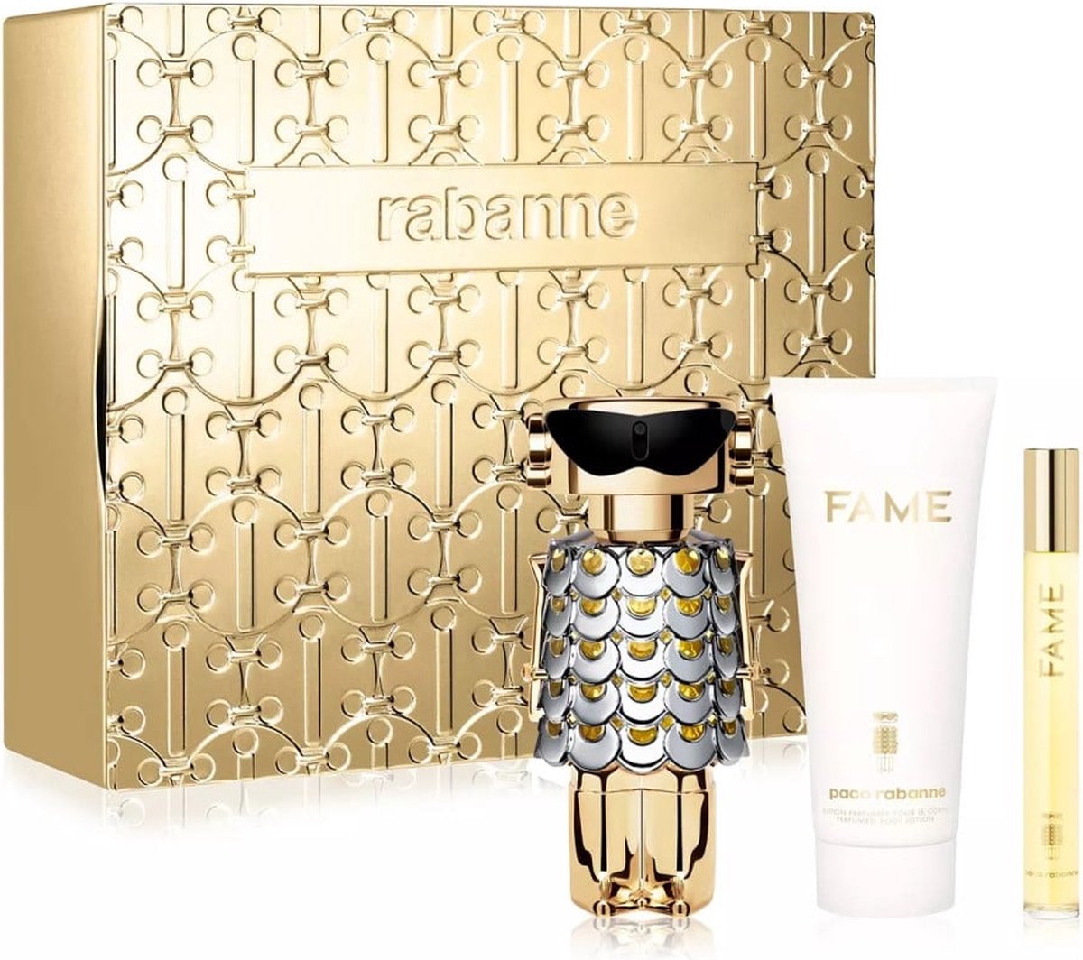 paco rabanne fame geschenk set  EDP 80 ML+Body Lotion 100 + MINI 10 ML