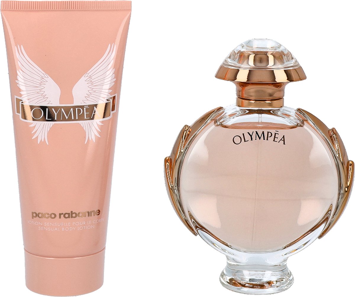 Paco Rabanne Olympéa Geschenk set - 80 ml eau de parfum spray + 100 ml bodylotion