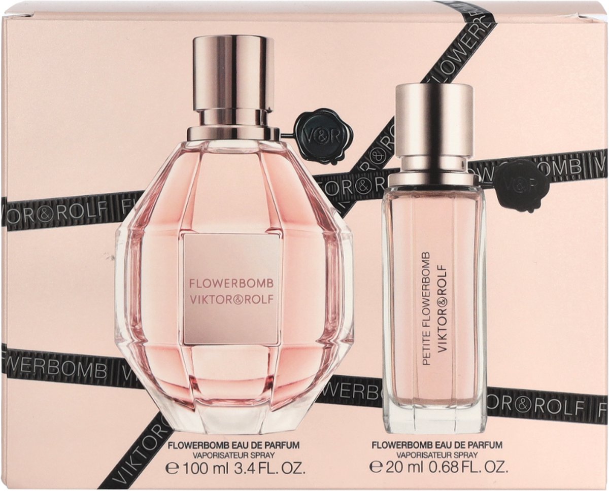 Conjunto Viktor &amp; Rolf Flowerbomb Eau de Parfum Spray 100ml + Eau de Parfum Spray 20ml